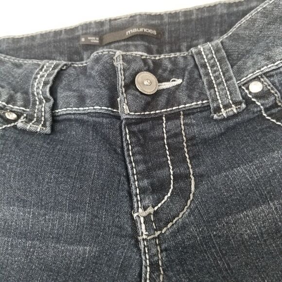 Maurices Blingy Pocket Cropped Jeans. Size Small. - Picture 4 of 15